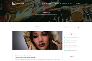 Dream Studio PSD Website Template