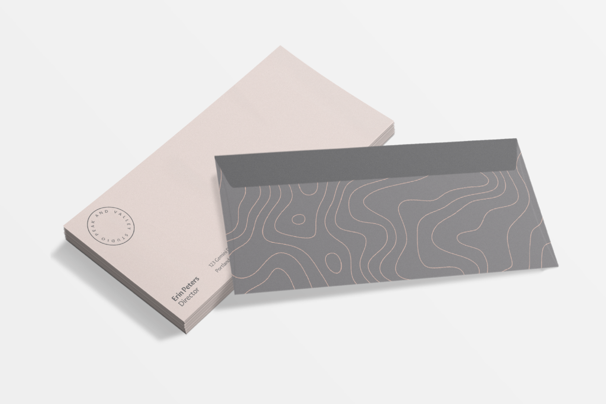 Topographic Map Stationery Set, a Stationery Template by Hello Mart (Photo 5 of 5)