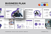 Business Plan PowerPoint Template, a Presentation Template by Pixelpick (Thumbnail 1 of 5)