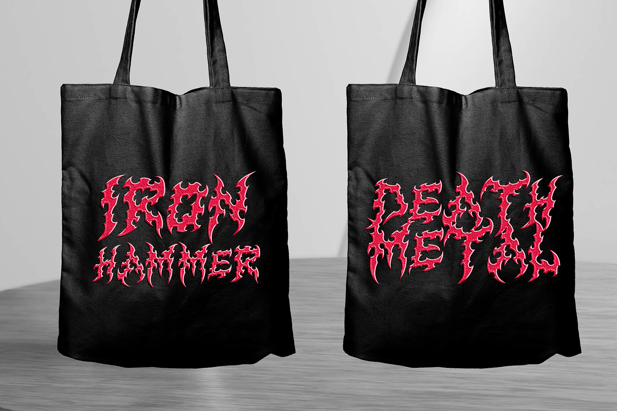 Serpent Horror Metal Gothic Display, a Blackletter Font by dansdesign (Photo 4 of 12)
