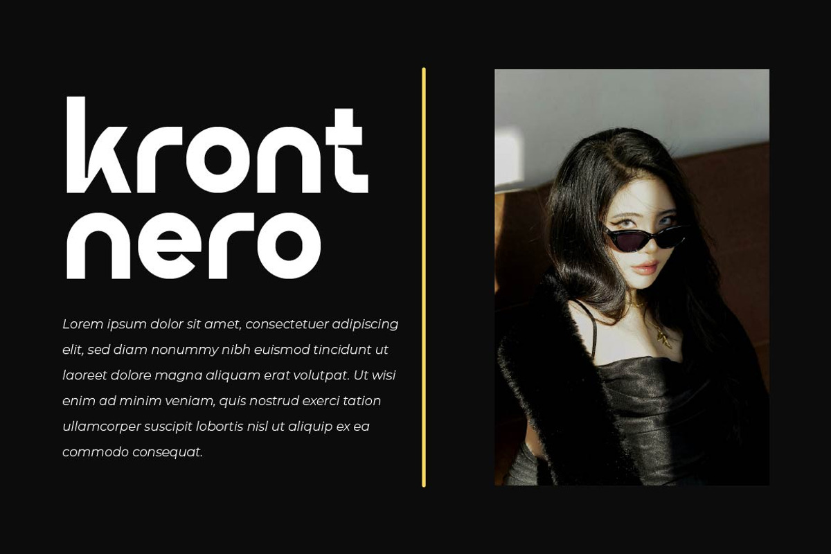 Groote - Geometric Sans Logo Font, a Sans Serif Font by Artiveko (Photo 3 of 10)