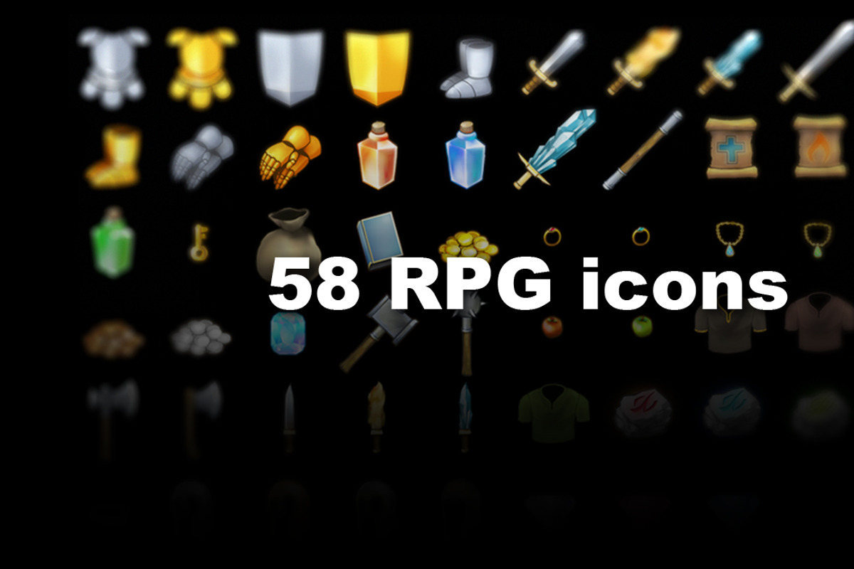 58 HD RPG Items