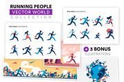 Running People - Vector World, a Person Illustration by Hurcastock! (Thumbnail 1 of 7)
