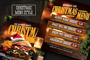Christmas Burger Flyer, a Templates & Theme by Flyer Designs (Thumbnail 2 of 2)