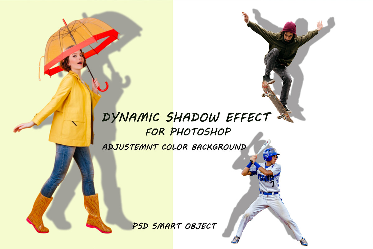 Dynamic Shadow Effect for Photoshop, an Action Add-On by 3d_model_tifotizi (Photo 1 of 2)