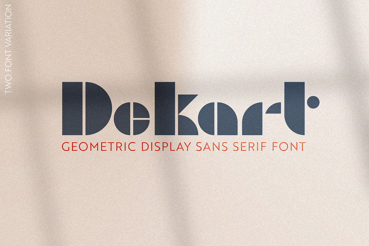 Dekart | Display Sans Serif Font, a Sans Serif Font by Kandella's Art (Photo 1 of 14)