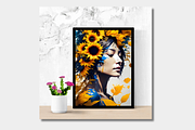 Sunflower Serenity Canvas Art Print, an Arts & Entertainment Photo by FakhiiDesigns (Thumbnail 2 of 5)