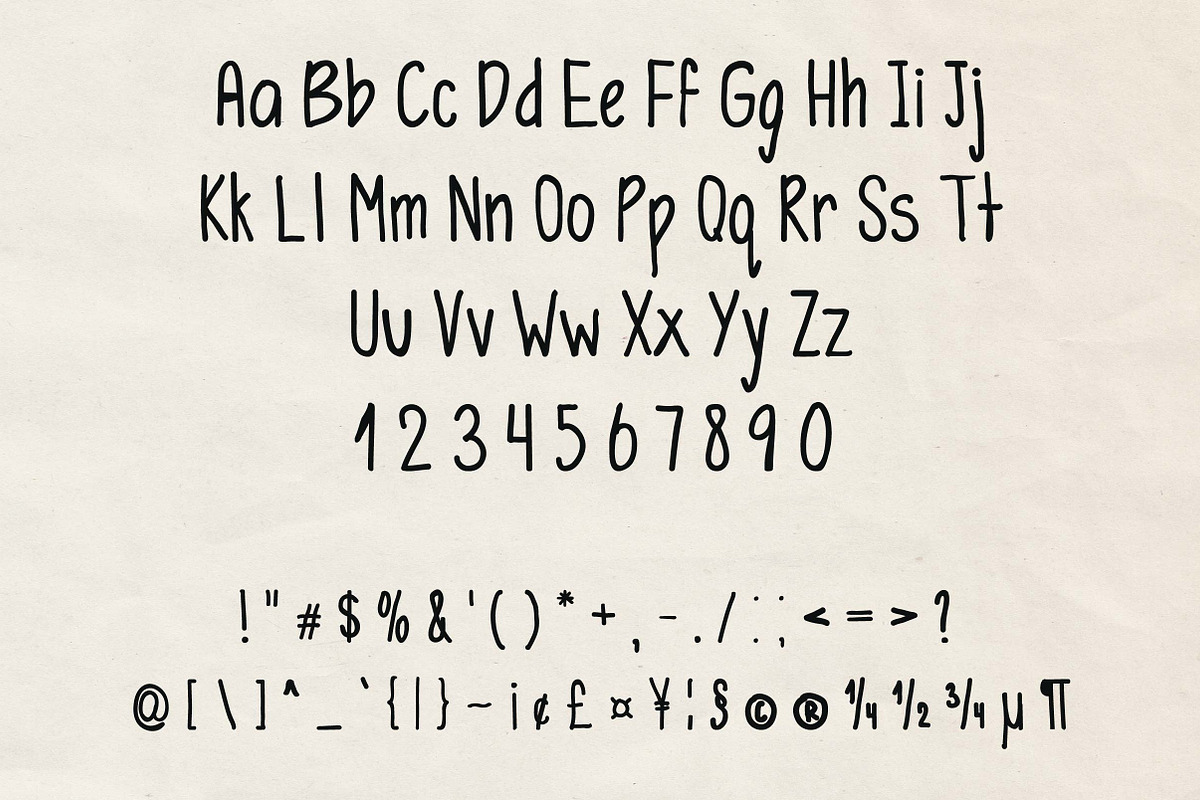 Simplicity Typeface preview 6