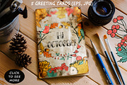 Hello Autumn - Big hand drawn set, an Animal Illustration by Kseniya_design (Thumbnail 3 of 6)