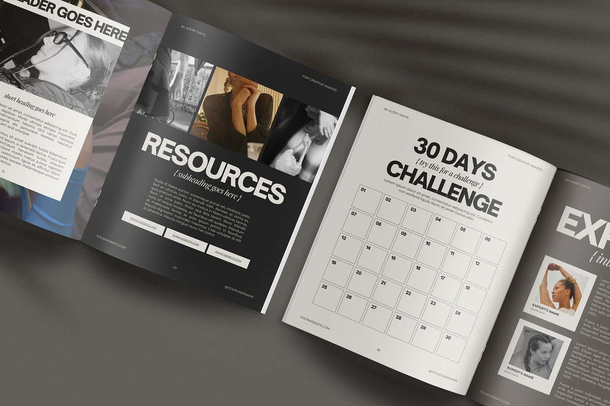 Coaching Workbook Canva Template, a Presentation Template by Amaré Creative (Photo 3 of 7)