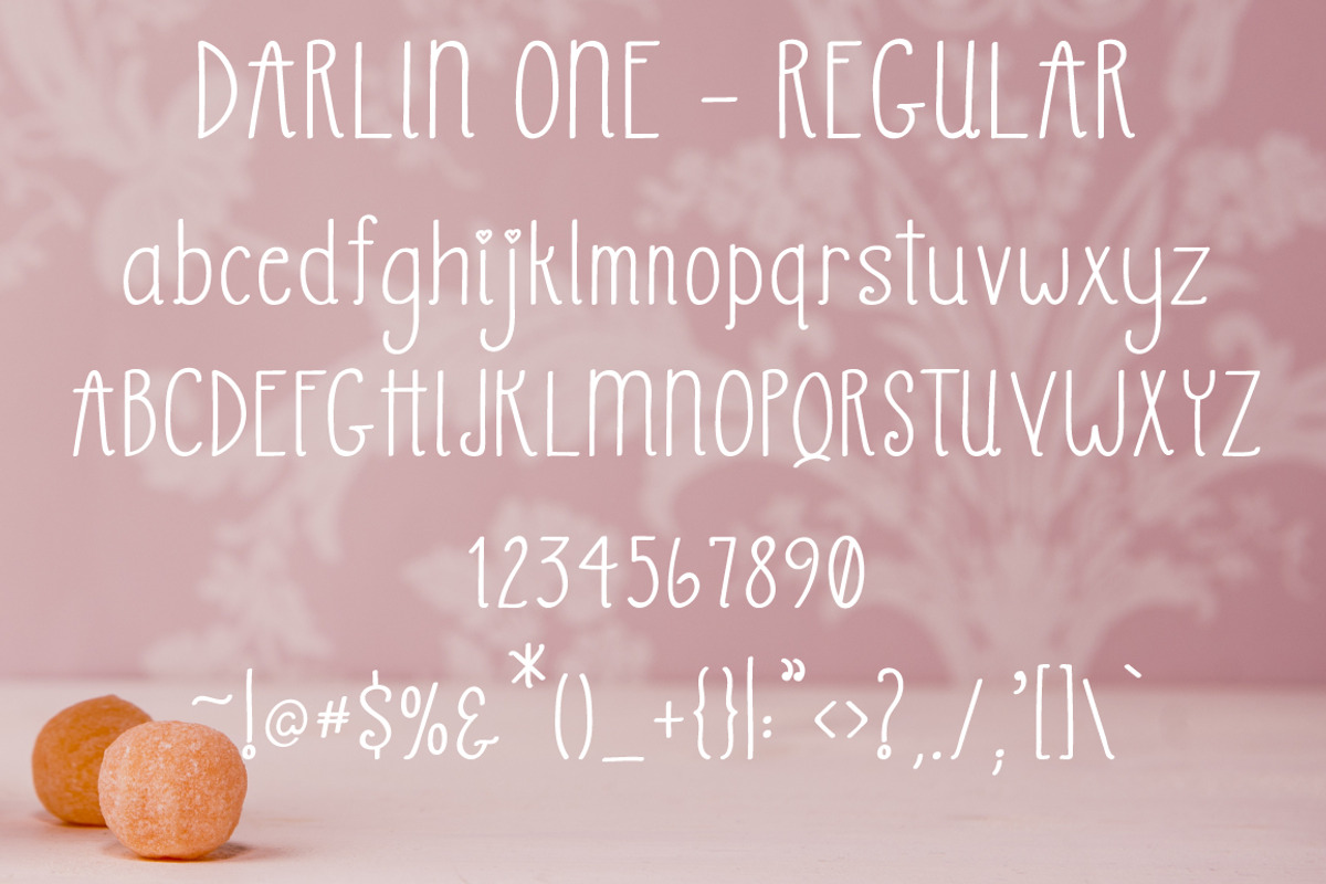 Darlin One // Sweet Font Trio, a Sans Serif Font by by Masselyn (Photo 5 of 7)