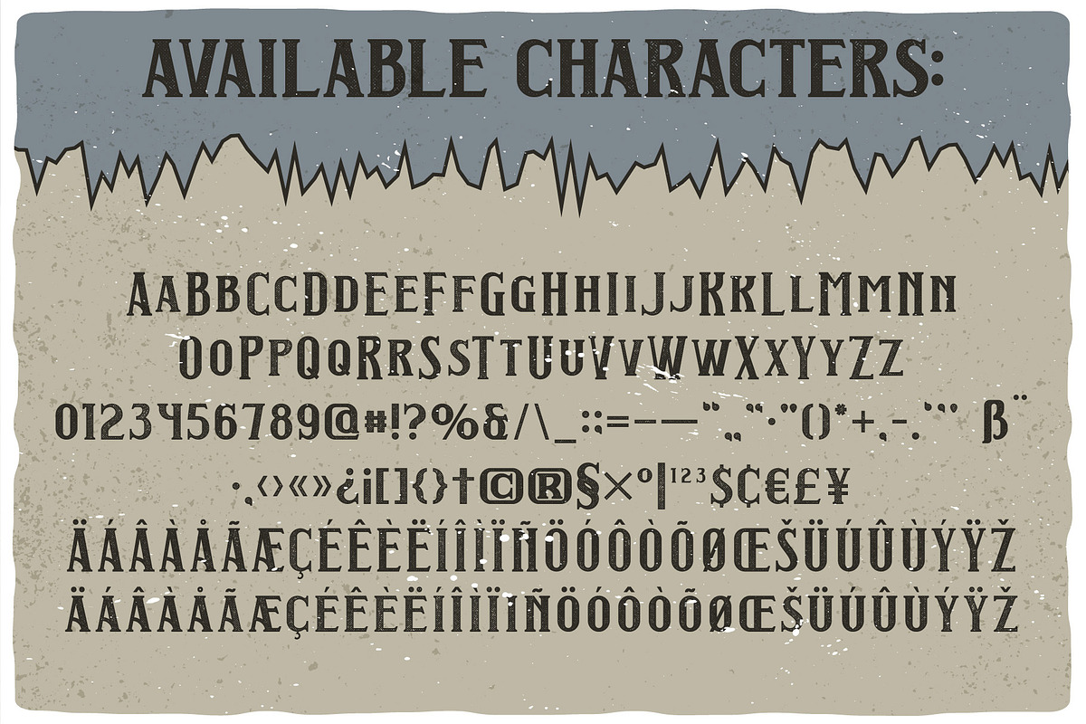 Fast Food Layered Typeface preview 2