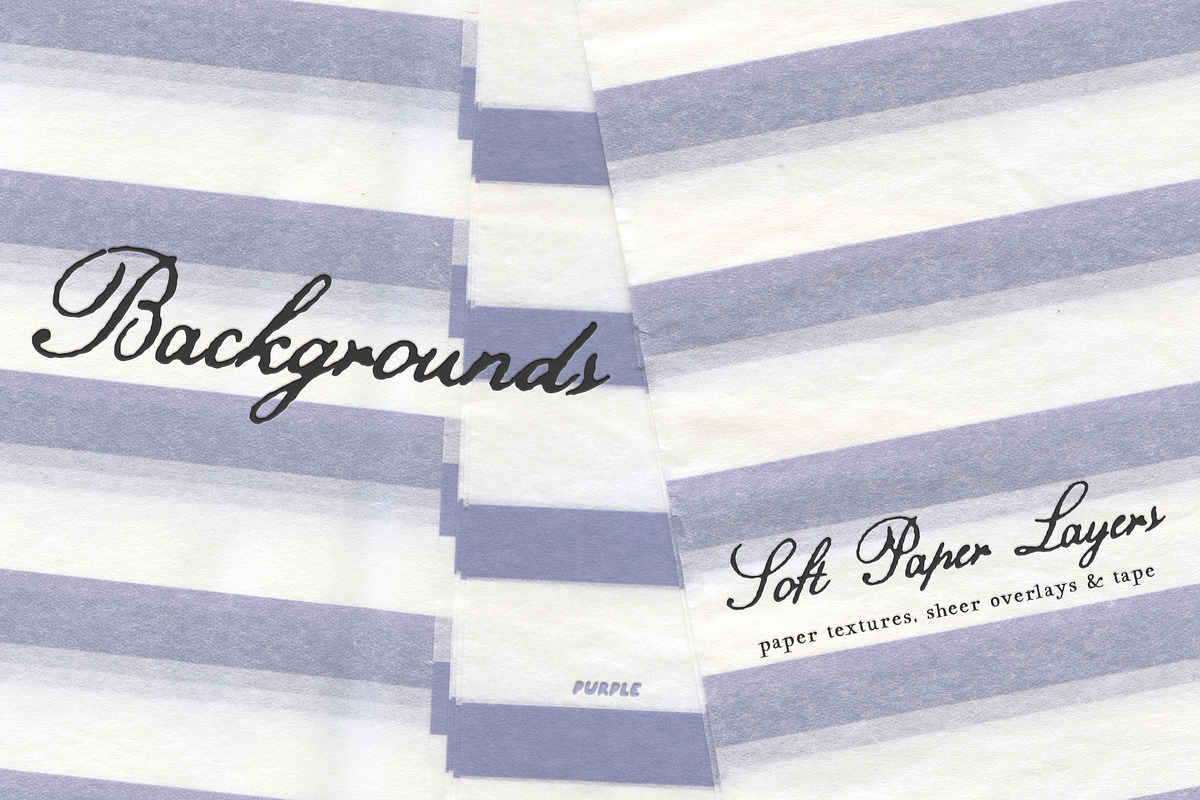 Soft Paper Layers: Textures & Tape, a Texture Graphic by Purple (Photo 4 of 15)