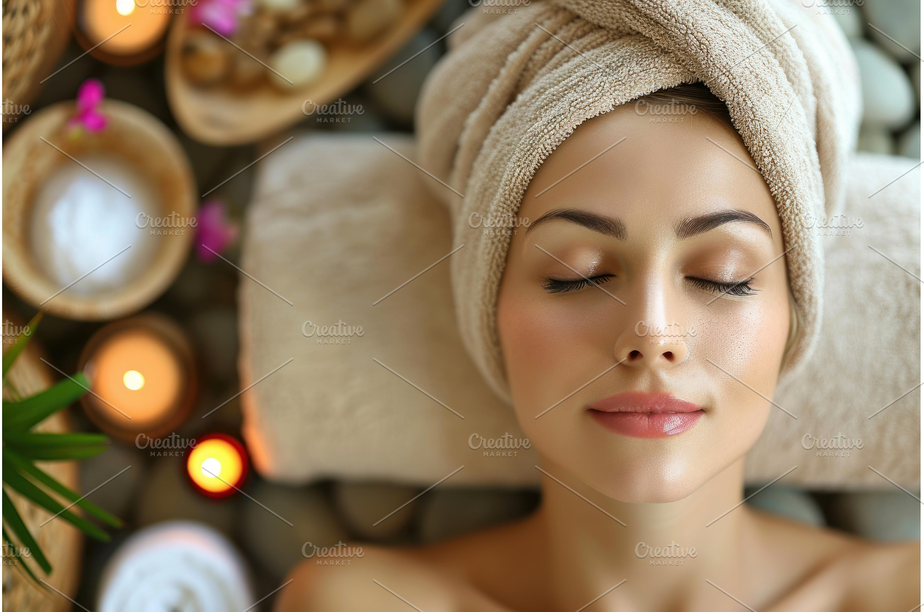 Rejuvenating Beautiful female spa, a Person Photo by Ylivdesign
