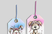 Whimsical Animals Floral Clipart, a Graphic by one-touch (Thumbnail 4 of 18)