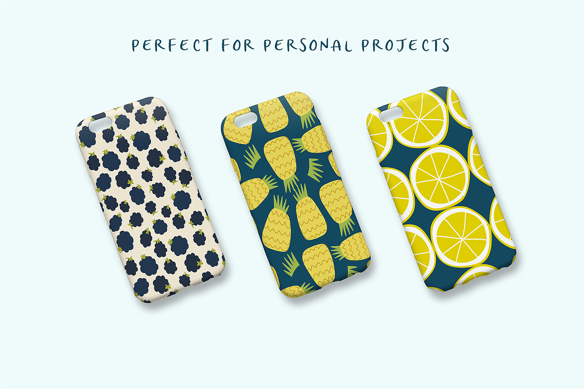 Summer Fruit Patterns and Elements, a Pattern Graphic by Sweet Fig (Photo 5 of 6)
