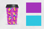 BABY MERMAIDS Pattern collection, a Pattern Graphic by PrettyPatterns (Thumbnail 2 of 5)