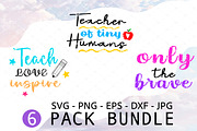 Teacher Svg Bundle, Teacher Quotes, a Graphic by TumblerArtDS (Thumbnail 2 of 6)