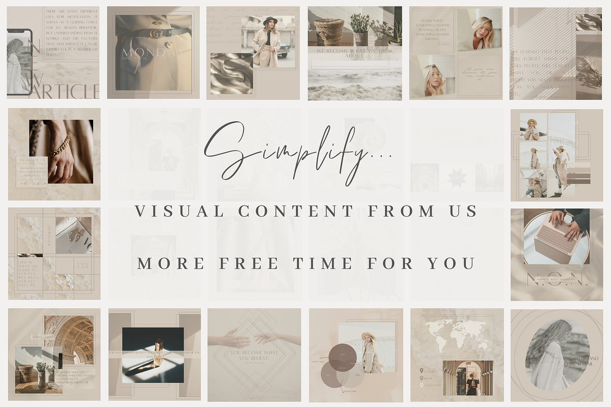 Canva Instagram Post Story Bundle, a Social Media Template by BRANDcontent (Photo 4 of 8)
