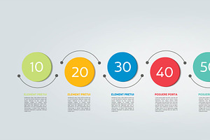 Infographic timeline report, a Work Illustration by VectorAN