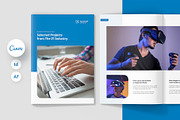 IT Service Business Portfolio Canva, a Brochure Template by artbart (Thumbnail 1 of 6)