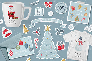 Christmas clipart, cards, phrases