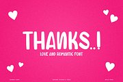 Bestlove Valentines Font, a Sans Serif Font by Iqsiart Studio (Thumbnail 6 of 6)