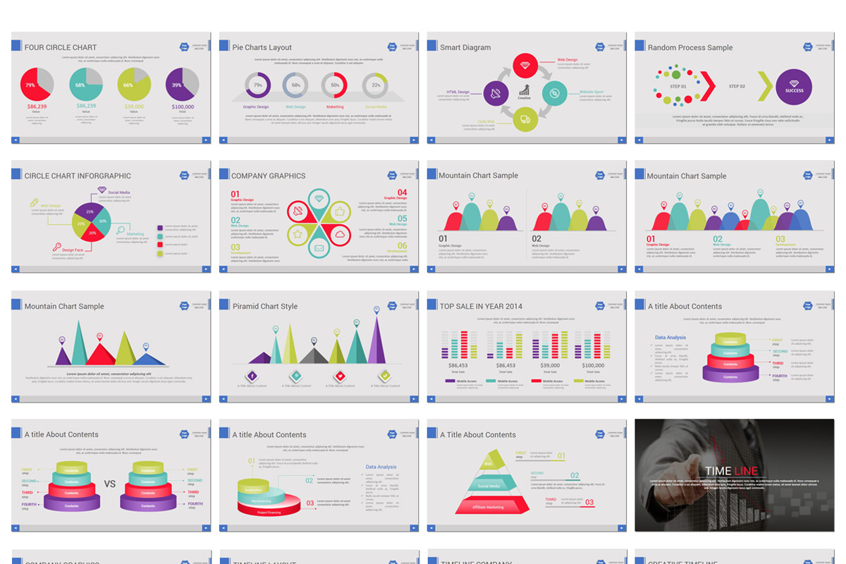 Business Annual Report Powerpoint, a Presentation Template by UniqueStudio (Photo 6 of 7)