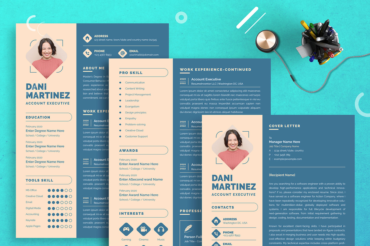 Accountant Executive Resume Template, a Resume Template by ResumeInventor (Photo 4 of 8)