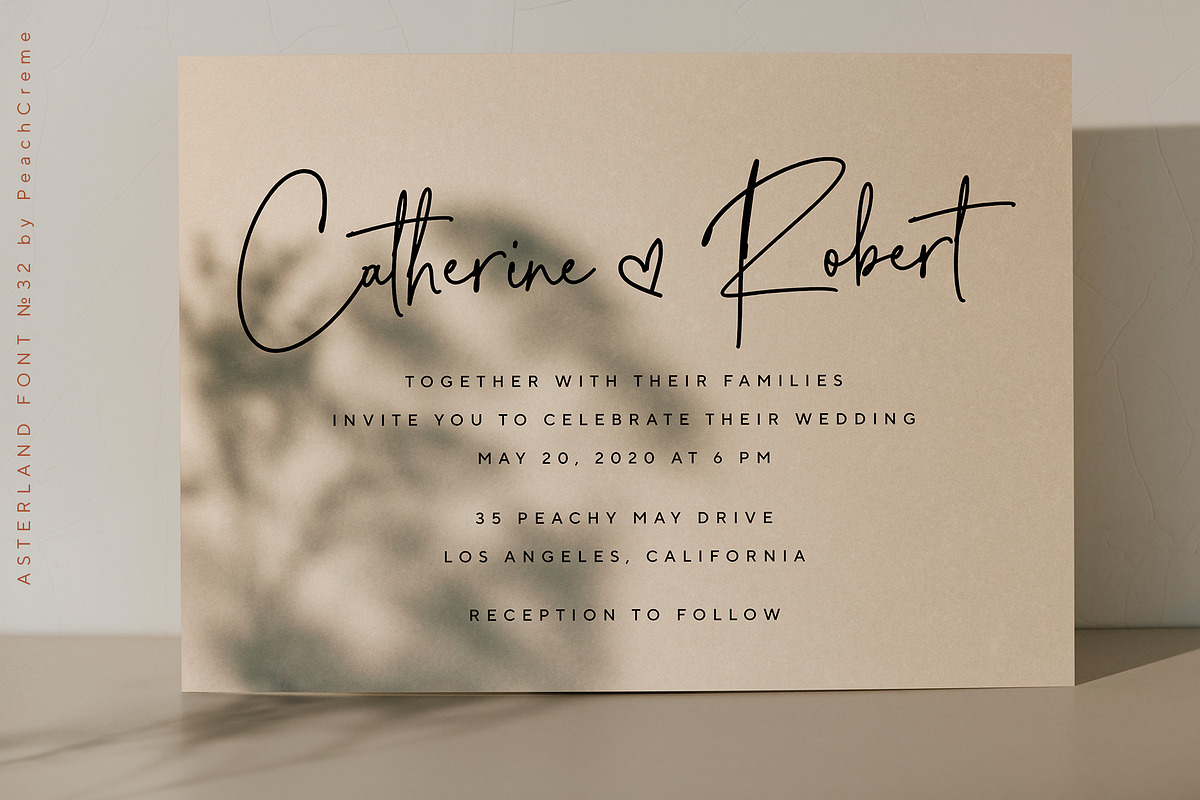 Asterland // Modern Calligraphy SALE, a Script Font by PeachCreme (Photo 11 of 18)