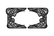 Vintage Ornamental Frame Bundle, an Illustration by hafijul (Thumbnail 8 of 51)