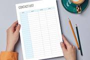 Contact List, a Stationery Template by DesignDevisers (Thumbnail 4 of 10)