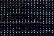 Upper Clock Digital 4 All-cap Font, a Handwritten Font by Casloop Studio (Thumbnail 4 of 8)
