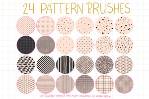 Simple Pattern Procreate Brush Set