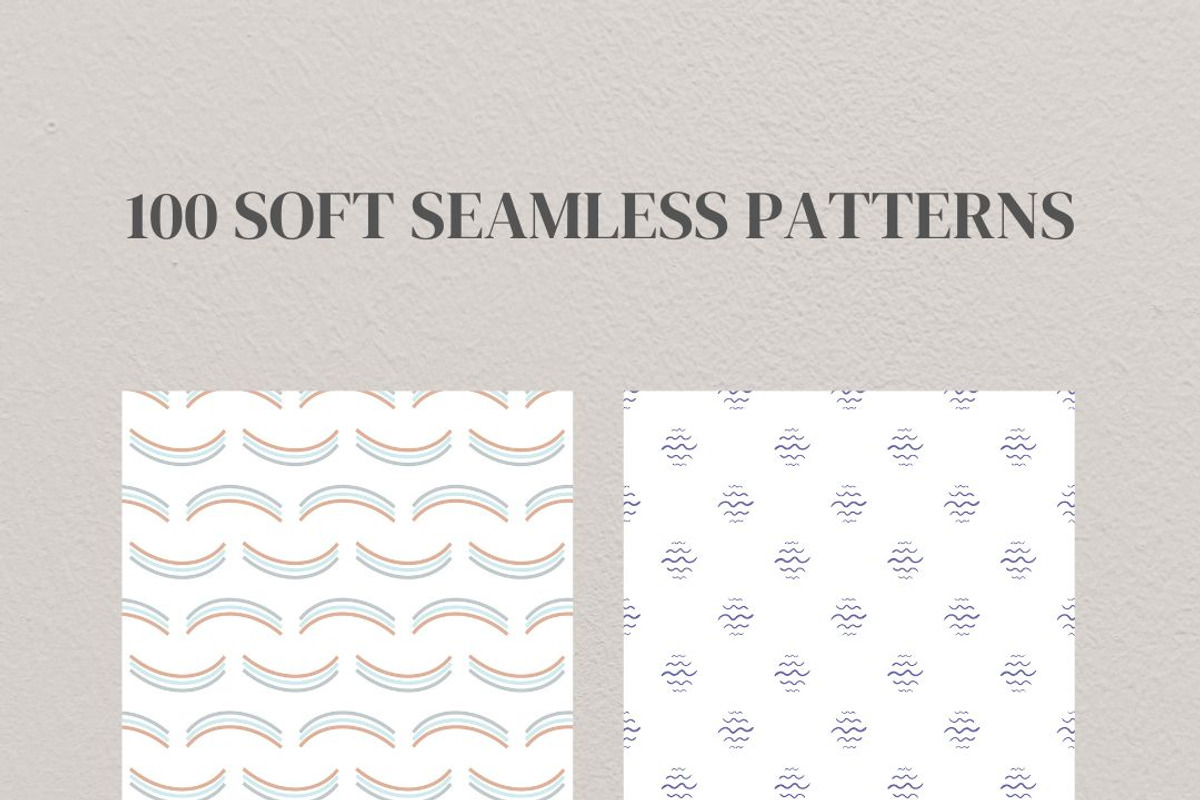 100 minimalist seamless patterns, a Pattern Graphic by pictures for you