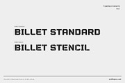 Billet, a Font by VarsityType® (Thumbnail 4 of 6)