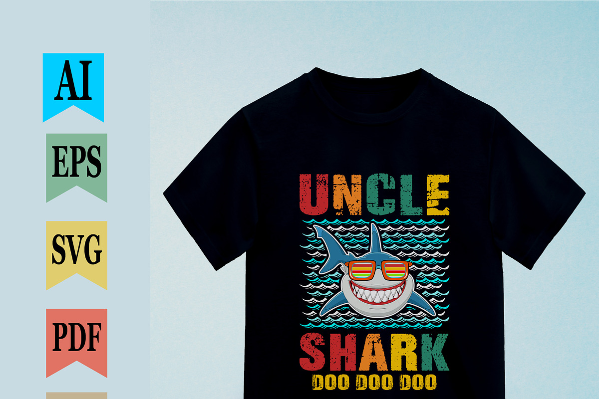 Funny Uncle T Shirt Design, a Graphic by Vector Portal (Photo 2 of 5)