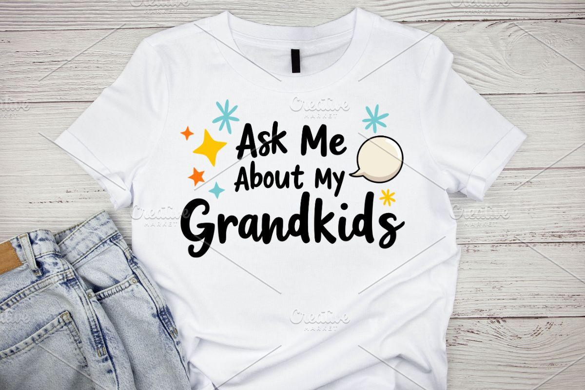 Ask Me About My Grandkids SVG, an Illustration by Awieee1 (Photo 2 of 4)