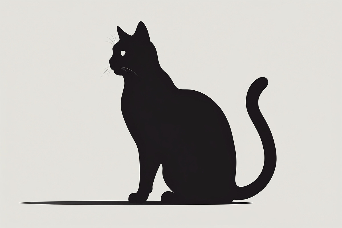Whiskered Elegance – Cat Set, an Illustration by Creativeshirt (Photo 3 of 7)