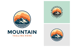 Mountain Adventure Emblem Logo, a Branding & Logo Template by jundio studio