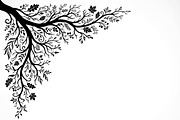50 Tree Branch Corner Silhouette, a Decorative Illustration by Amazin_art (Thumbnail 22 of 27)