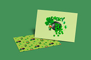 Leprechaun Parade Watercolor, a Seasonal Illustration by CreativeValuation (Thumbnail 9 of 11)
