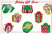 Holiday Gift Box Set, an Illustration by Girardspeed Designs (Thumbnail 1 of 2)