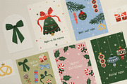 Christmas Folk Art graphic set, a Seasonal Illustration by Madiwaso (Thumbnail 2 of 13)
