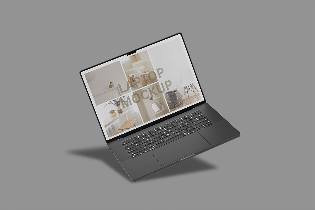 LAPTOP MAC PRO MOCKUP, a Mockup by mojojojo97 (Photo 2 of 8)