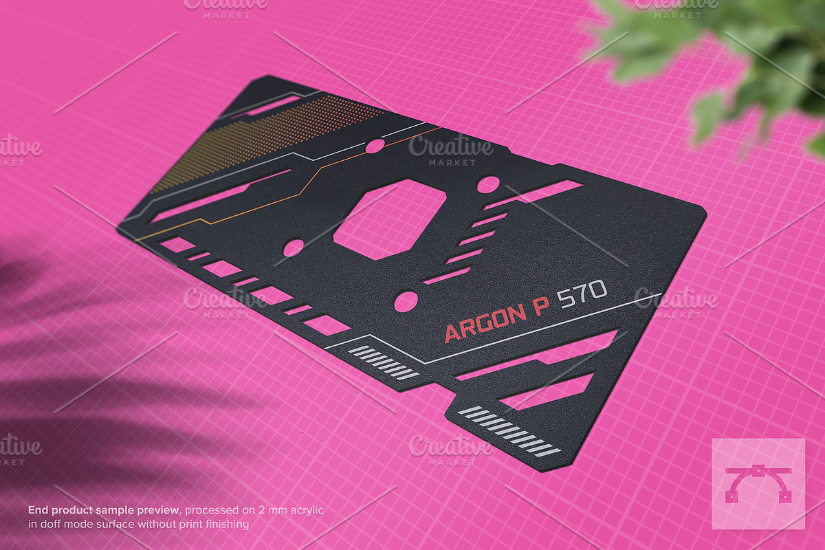 Argon P 570 - Laser Cut Template, a Print Template by fisihsani (Photo 1 of 3)