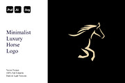 Minimalist Luxury Horse Logo, a Branding & Logo Template by Luxury Logos (Thumbnail 1 of 4)