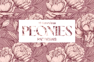 10 Peonies Patterns Vol.2