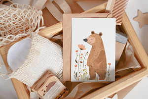 Watercolor Woodland Animals Nursery