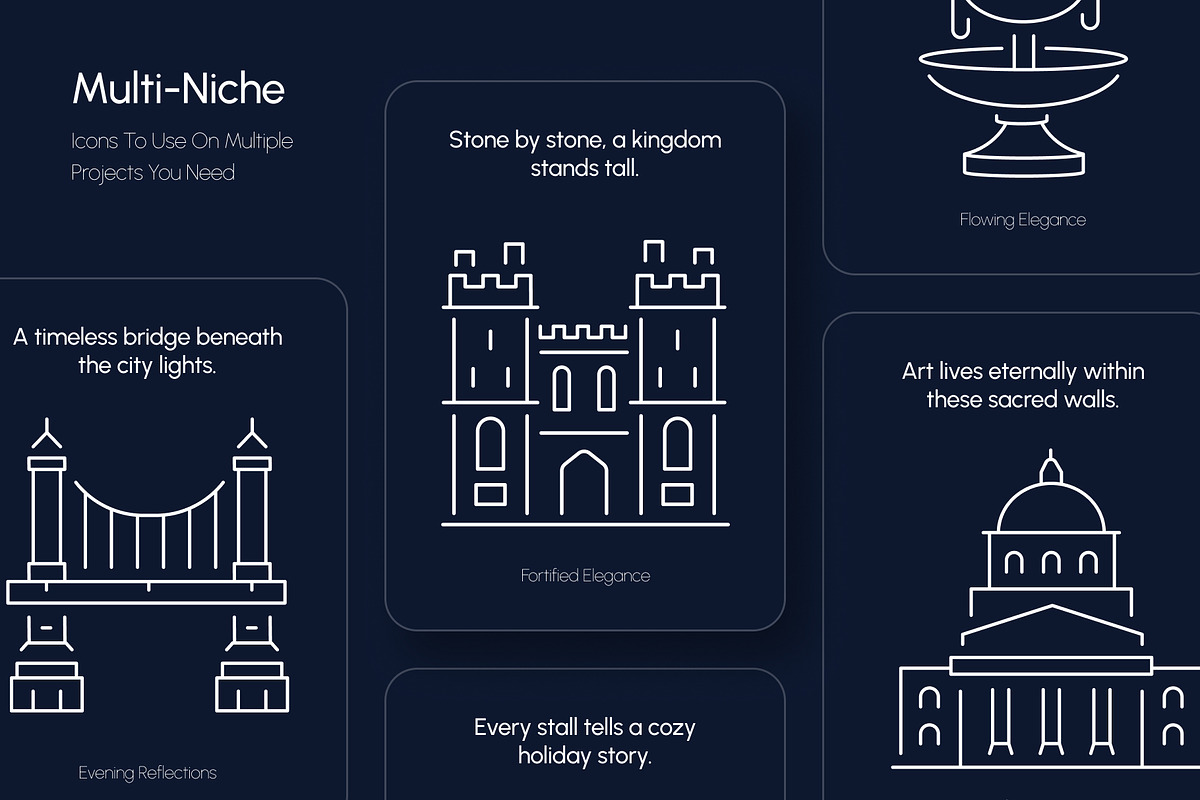 London Icon Art Set, an Outline Icon by Prosymbols (Photo 3 of 8)